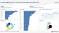 Visualization of Luxembourg Automotive Market New Car Registrations by brand