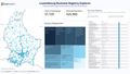 Visualization of Luxembourg Business Registry Explorer