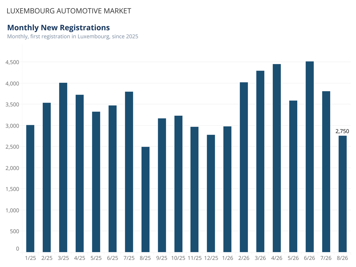 Visualization of New Car Registrations
