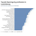 Visualization of Top Open Positions by Profession