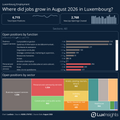 Visualization of Which Sectors Added Jobs